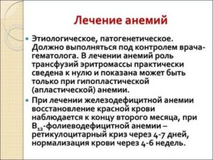 Как вылечить анемию