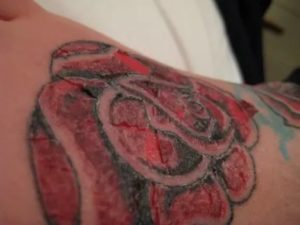 Покраснела тату