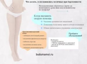 Могут ли идти месячные при беременности